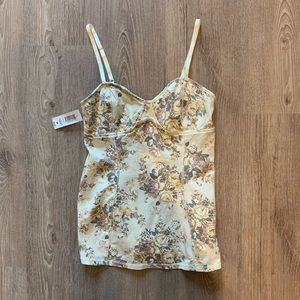 Aritzia Floral Tank